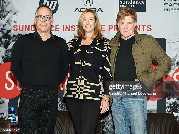 Director of the Sundance Film Festival John Cooper, Executive Director of the Sundance Institute Keri Putnam, and Sundance Institute President and...