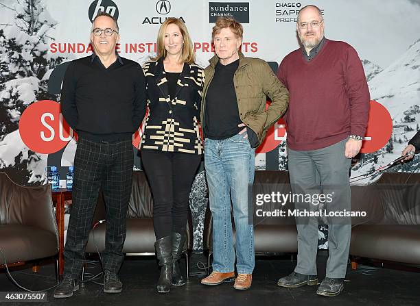 Director of the Sundance Film Festival John Cooper, Executive Director of the Sundance Institute Keri Putnam, Sundance Institute President and...