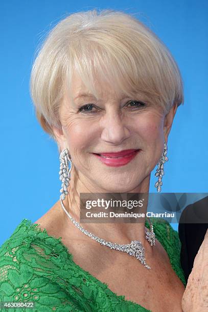 Helen Mirren attends the 'Woman in Gold' photocall during the 65th Berlinale International Film Festival at Grand Hyatt Hotel on February 9, 2015 in...