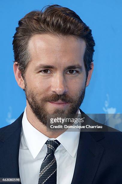 Ryan Reynolds attends the 'Woman in Gold' press conference during the 65th Berlinale International Film Festival at Grand Hyatt Hotel on February 9,...