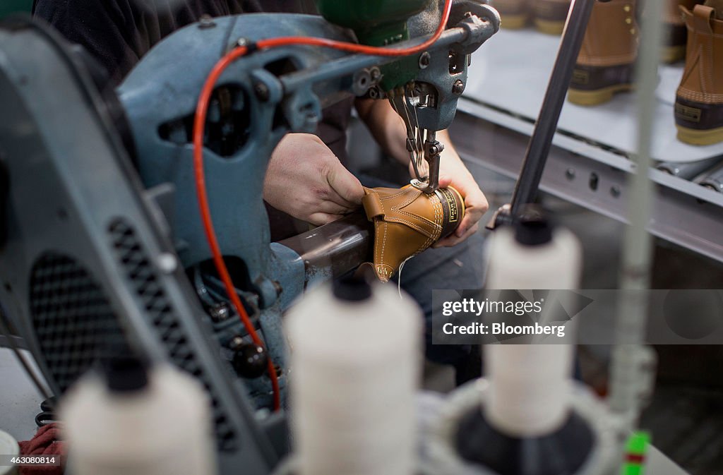 Operations Inside The L.L. Bean Apparel Manufacturing Facility