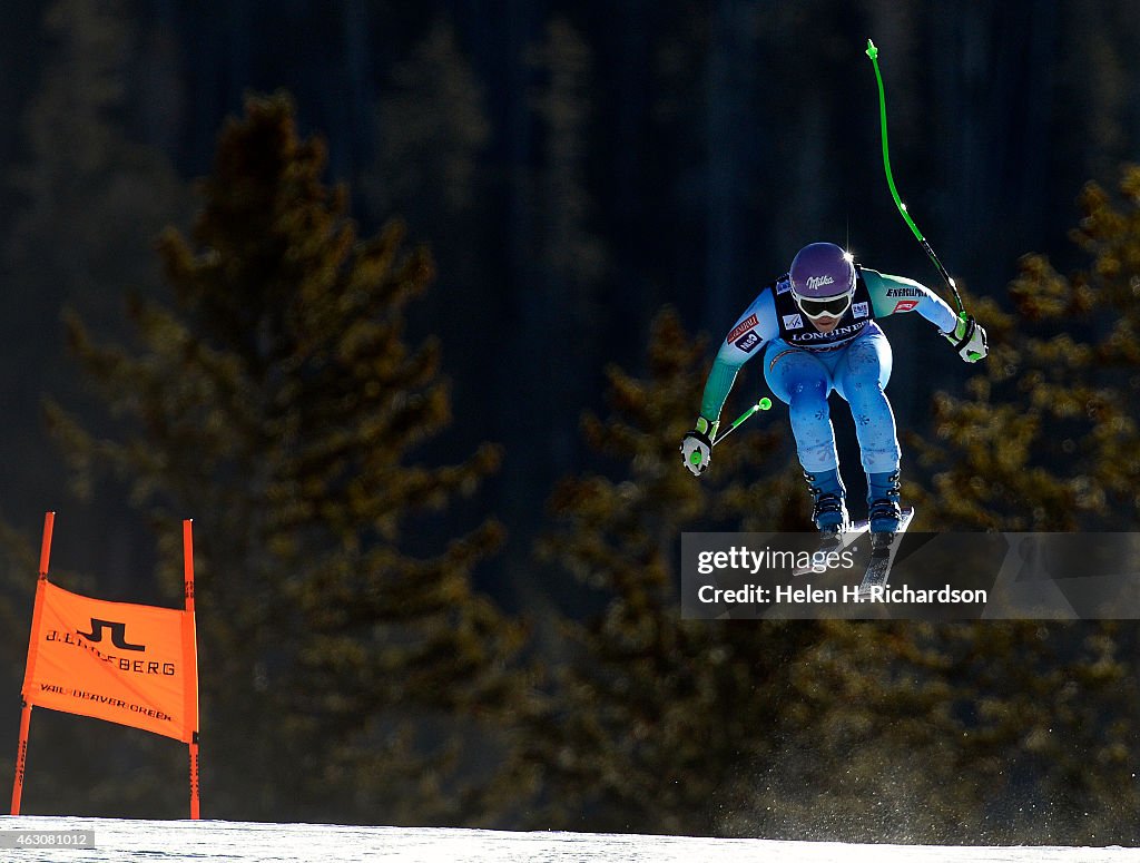 Women's alpine combined downhill  during the  FIS Alpine World Ski Championships in Beaver Creek, CO.