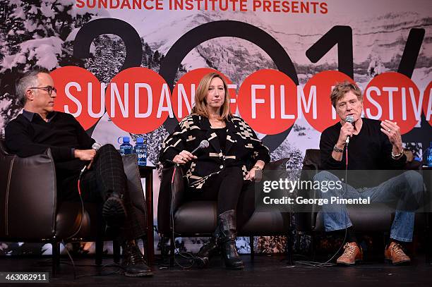 Director of the Sundance Film Festival John Cooper, Executive Director of the Sundance Institute Keri Putnam, and Sundance Institute President and...