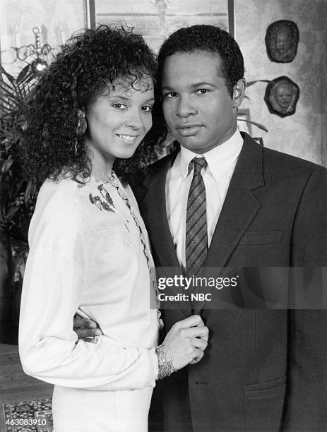 Season 4 -- Pictured: Sabrina Le Beauf as Sondra Huxtable Tibideaux, Geoffrey Owens as Elvin Tibideaux --