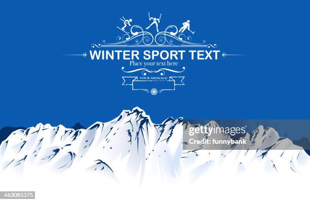 winter sport view - hockey background stock illustrations