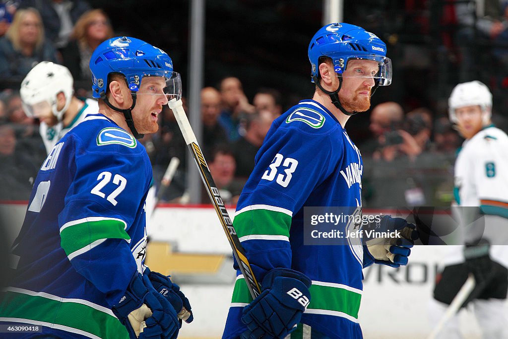 San Jose Sharks v Vancouver Canucks