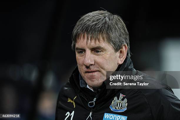 Football development manager Peter Beardsley of Newcastle during the U21 Barclays Premier League match between Newcastle United and Arsenal at St....