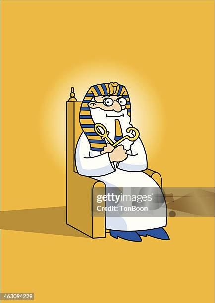 sphinx - man facing camera smiling stock illustrations