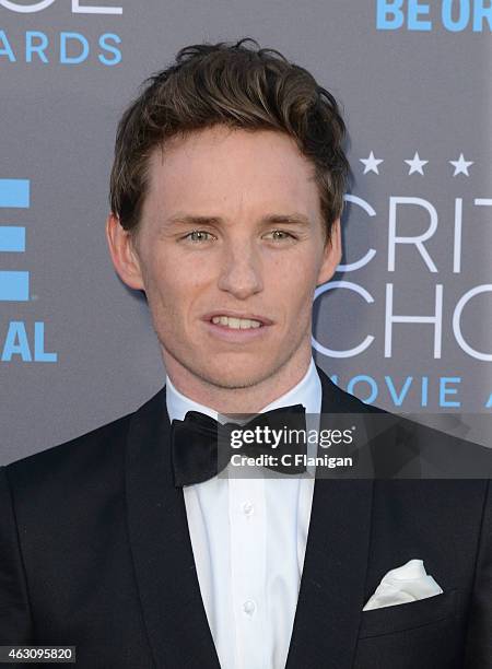 Actor Eddie Redmayne attends The 20th Annual Critics' Choice Movie Awards at Hollywood Palladium on January 15, 2015 in Los Angeles, California.