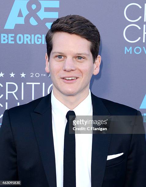 Screenwriter Graham Moore attends The 20th Annual Critics' Choice Movie Awards at Hollywood Palladium on January 15, 2015 in Los Angeles, California.