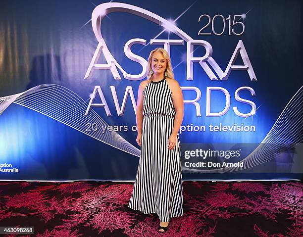 Celina Edmonds poses at the 2015 ASTRA Awards Nominations Photo Call at The Star on February 10, 2015 in Sydney, Australia.