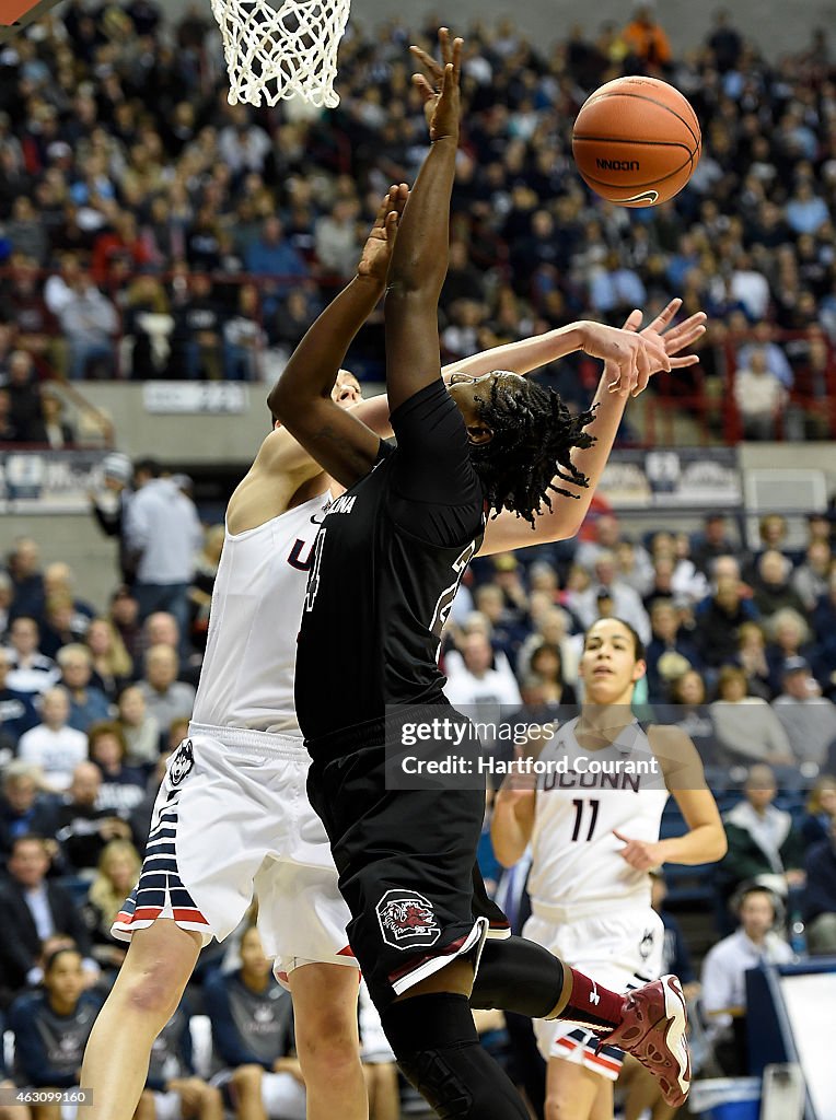 South Carolina at UConn women's basketball