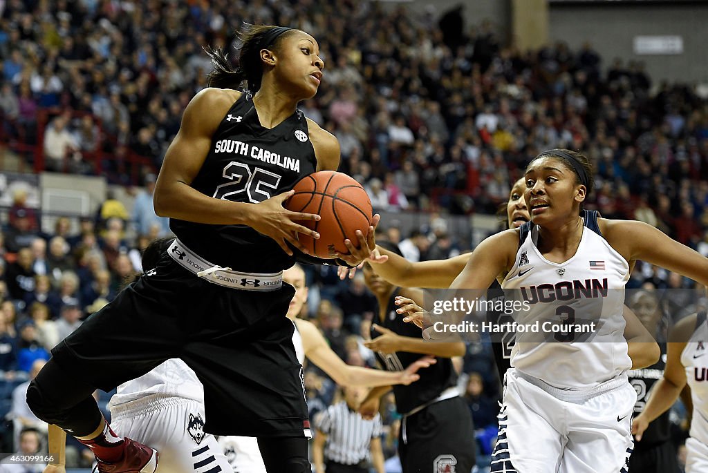 South Carolina at UConn women's basketball