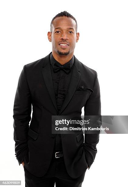 Actor Marlon Wayans poses for a portrait during the 19th Annual Critics' Choice Movie Awards at Barker Hangar on January 16, 2014 in Santa Monica,...