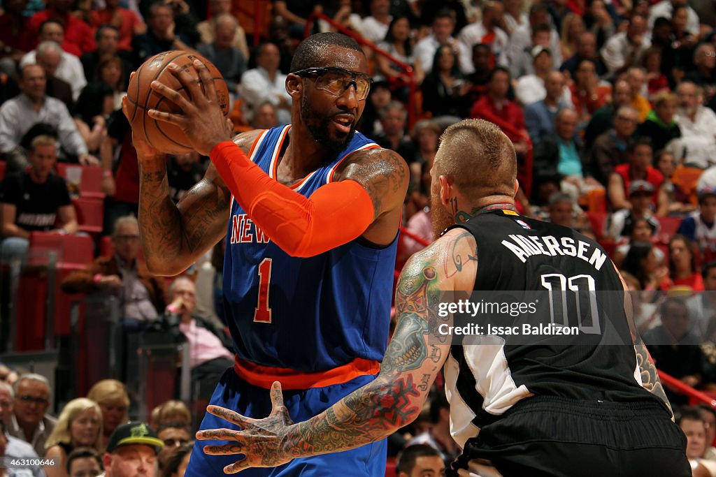 New York Knicks v Miami Heat