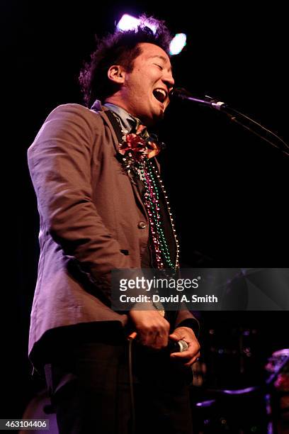 Kishi Bashi performs at Iron City on February 9, 2015 in Birmingham, Alabama.