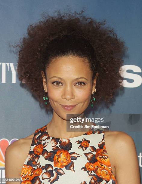 Actress Thandie Newton attends "The Slap" premiere party at The New Museum on February 9, 2015 in New York City.