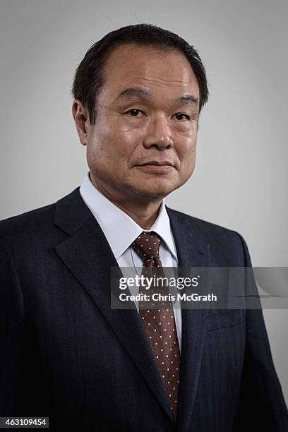 Honda Motor Co.,Ltd. President, Chief Executive Officer and Representative Director Takanobu Ito poses for photographs in a portrait session at the...