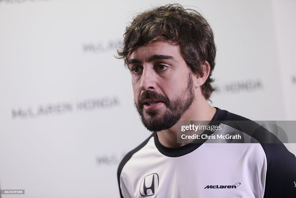 Honda Portrait And Interview Session Prior To 2015 Formula One World Championship