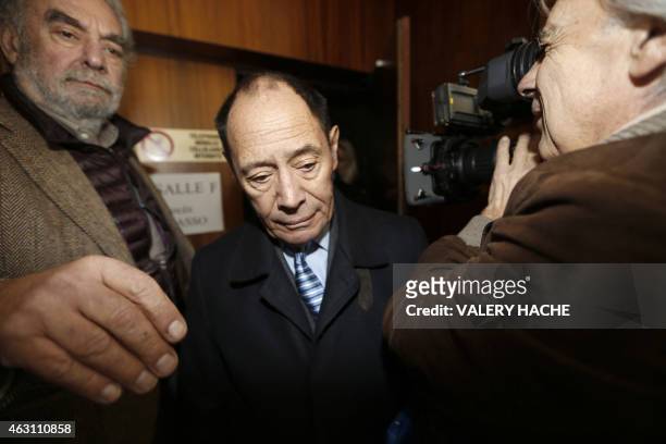 Claude Picasso , son of late Spanish artist Pablo Picasso, arrives for the trial of Pierre Le Guennec , who is accused of receiving stolen goods...