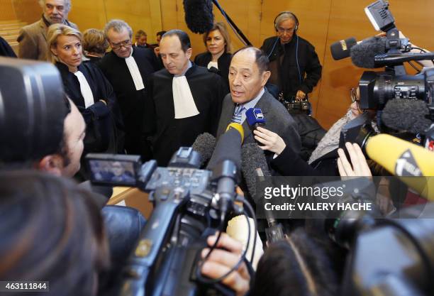 Claude Picasso, son of late Spanish artist Pablo Picasso, speaks to journalists ahead of the trial of Pierre Le Guennec , who is accused of receiving...