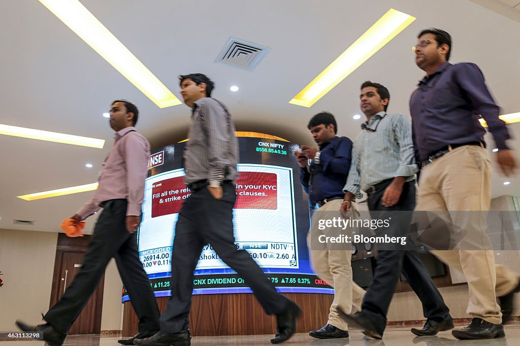 Inside The National Stock Exchange As Modi's Party Trounced In India's Capital