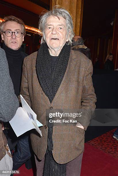 Jean Pierre Mocky attends 'La 3eme Nuit De La Deprime 2015 ' At Folies Bergeres on February 9, 2015 in Paris, France.