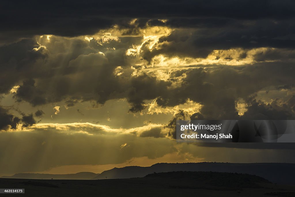 Afternoon sky in the Mara