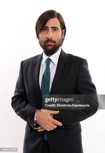 Actor Jason Schwartzman poses for a portrait during the 19th Annual Critics' Choice Movie Awards at Barker Hangar on January 16, 2014 in Santa...