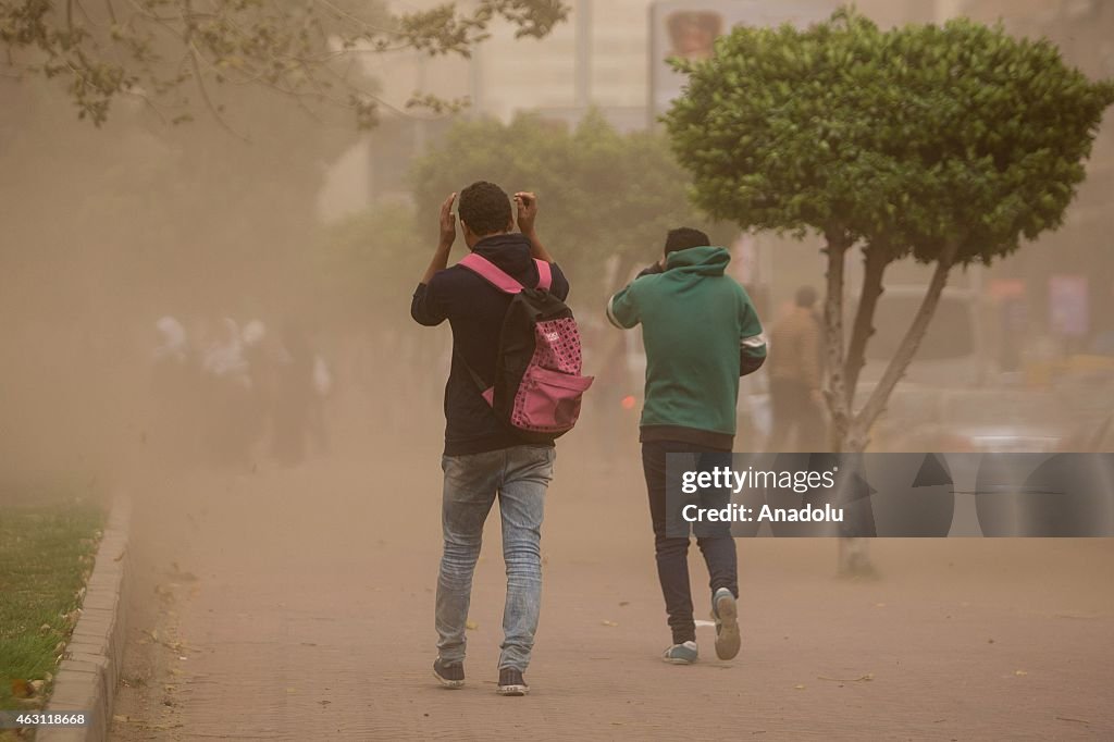 Sandstorm in Egypt