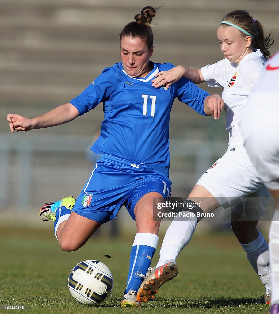 Italy Women's U 17 v Norway Women's U17 - International friendly
