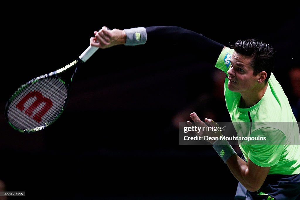 ABN AMRO World Tennis Tournament - Day Two