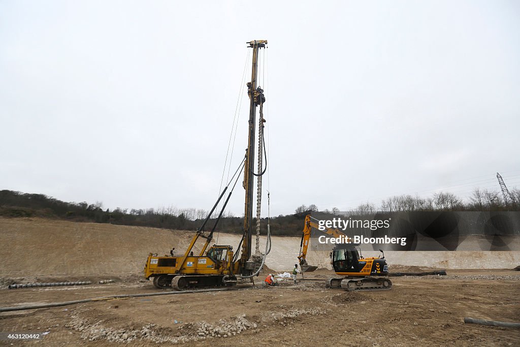 Residential Property Construction At A Redrow Plc Housing Development