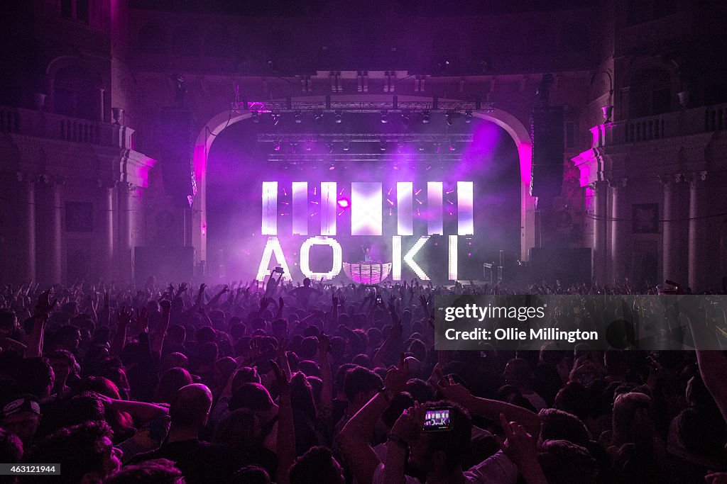 Steve Aoki Performs At Brixton Academy In London