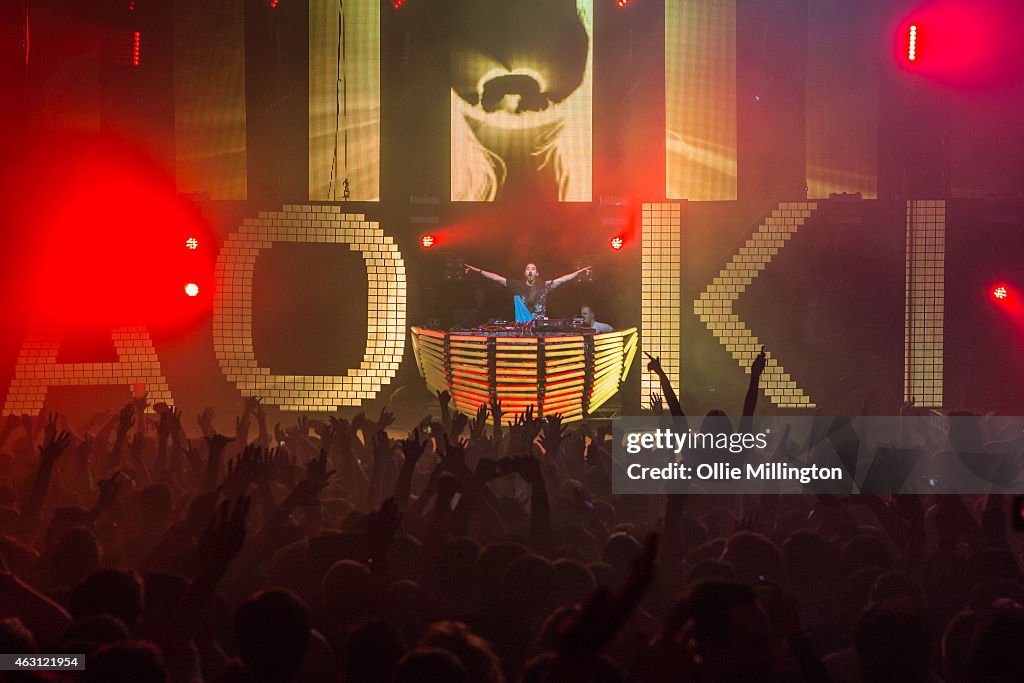 Steve Aoki Performs At Brixton Academy In London