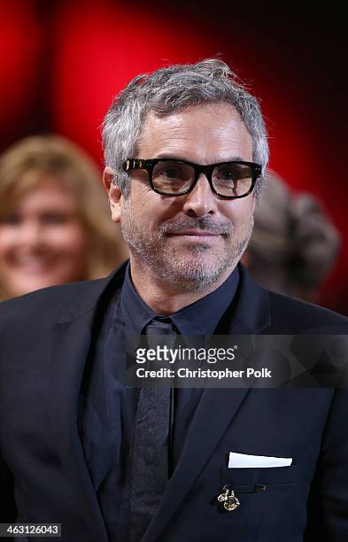 Director Alfonso Cuaron attends the 19th Annual Critics' Choice Movie Awards at Barker Hangar on January 16, 2014 in Santa Monica, California.