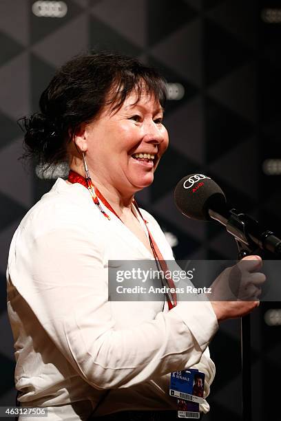 Asa Simma attends a Storytelling-Slam during the 65th Berlinale International Film Festival at the AUDI Lounge on February 10, 2015 in Berlin,...