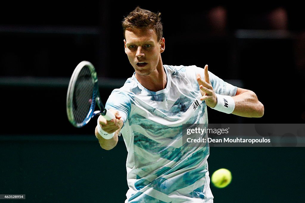 ABN AMRO World Tennis Tournament - Day Two