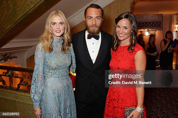 Donna Air, James Middleton and Pippa Middleton attend the inaugural Roll Out The Red Ball in aid of the British Heart Foundation at The Park Lane...