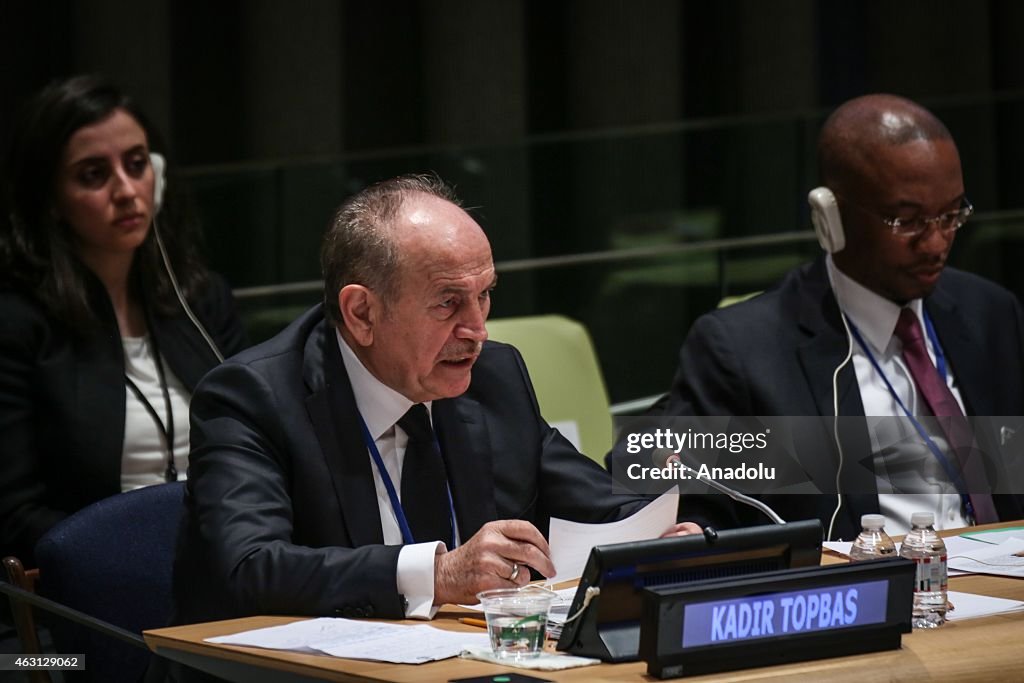 Istanbul Mayor Topbas speaks in UN