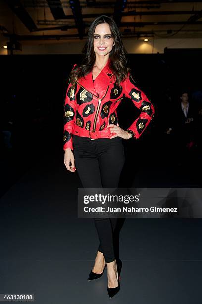 Romina Belluscio is seen attending the catwalks during Madrid Fashion Week Fall/Winter 2015/16 at Ifema on February 10, 2015 in Madrid, Spain.