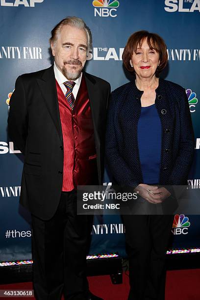 Premiere Party -- Pictured: Brian Cox as Manolis and Maria Tucci as Koula --