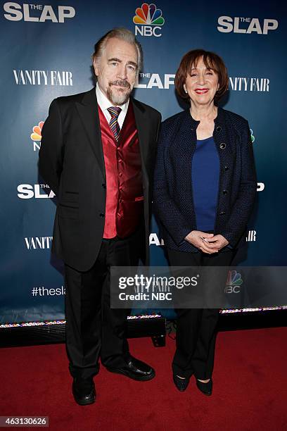 Premiere Party -- Pictured: Brian Cox as Manolis and Maria Tucci as Koula --