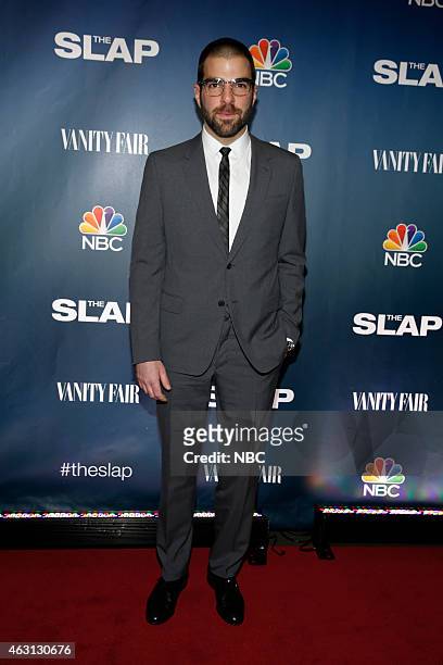Premiere Party -- Pictured: Zachary Quinto as Harry --