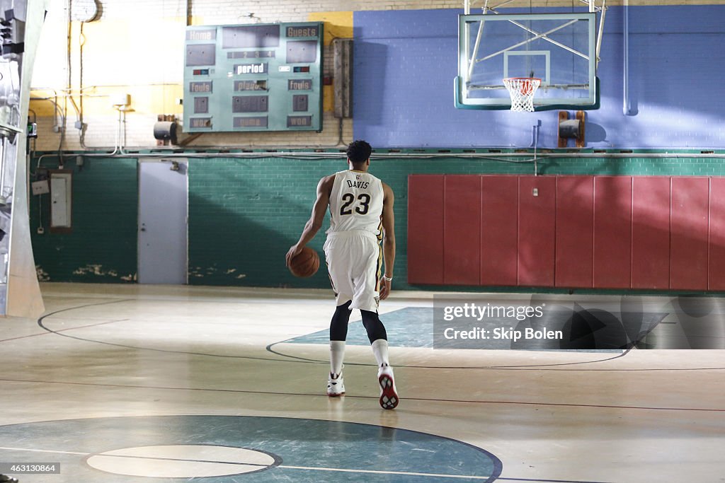 Final Approved, MMS only: New Orleans Pelicans Power Forward Anthony Davis At The American Express PIVOT Shoot In New Orleans