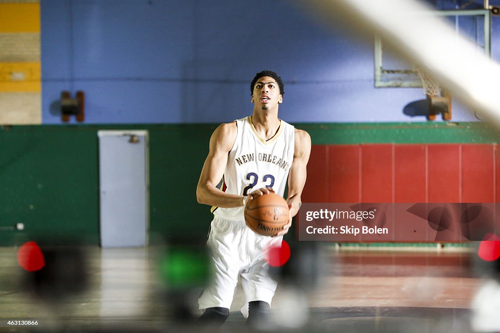 Final Approved, MMS only: New Orleans Pelicans Power Forward Anthony Davis At The American Express PIVOT Shoot In New Orleans