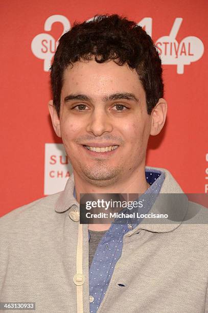 Filmmaker Damien Chazelle attends the premiere of "Whiplash" at the Eccles Center Theatre during the 2014 Sundance Film Festival on January 16, 2014...