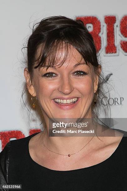 Actress Anne Girouard attends the 'Bis' Premiere at Cinema Gaumont Capucine on February 10, 2015 in Paris, France.