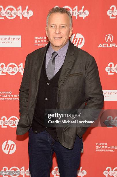 Comedian Paul Reiser attends the premiere of "Whiplash" at the Eccles Center Theatre during the 2014 Sundance Film Festival on January 16, 2014 in...