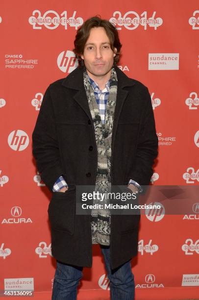 Actor Nate Lang attends the premiere of "Whiplash" at the Eccles Center Theatre during the 2014 Sundance Film Festival on January 16, 2014 in Park...